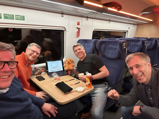 Auf der Reise zur #CLC im ICE nach HH 