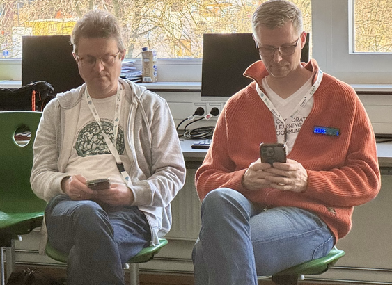 Felix Harling und Harald Schirmer immersed in Mastodon