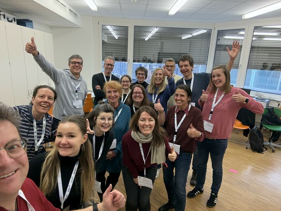 Teilgebende der Session „Vom Käfig zum Kompass“ auf der CLC26 in Hamburg.